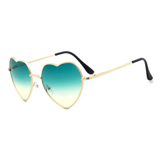 Gafas De Sol Meyison Con Forma De Corazón, Marco De Metal