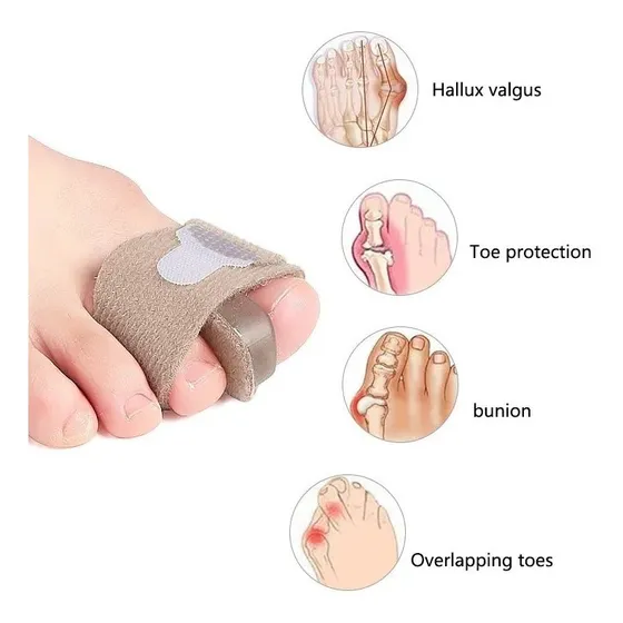 Separador Corrector Del Dedo Gordo Del Pie Juanete Gel Tela