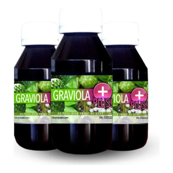 Tintura Madre Concentrada - Graviola Plus! - Pack X 3