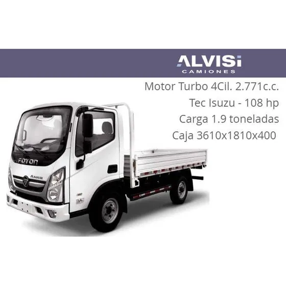 Foton Aumark Bj 1034 Rueda Sencilla Con Caja Full + Iva
