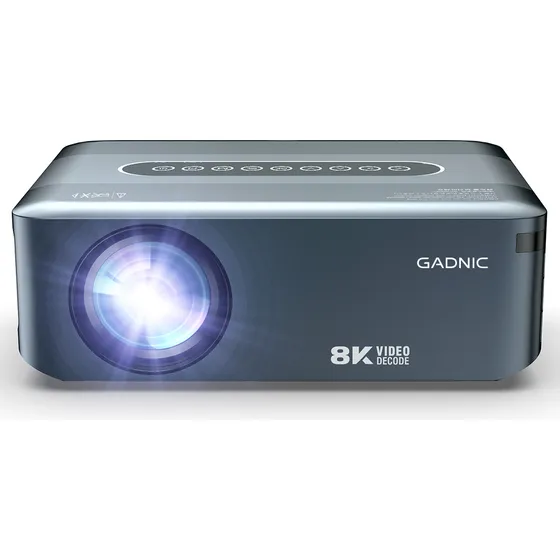 Proyector Gadnic 8000 Lumenes Dolby 220v 8000 Lumenes Color Gris