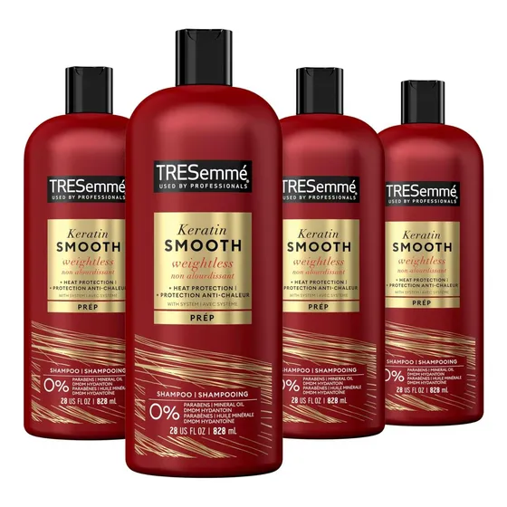Tresemmé Shampoo Keratin Smooth 4 Unidades Para Cabello Seco