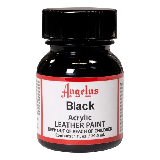 Pintura Angelus Para Cuero Negro 29.5 Ml