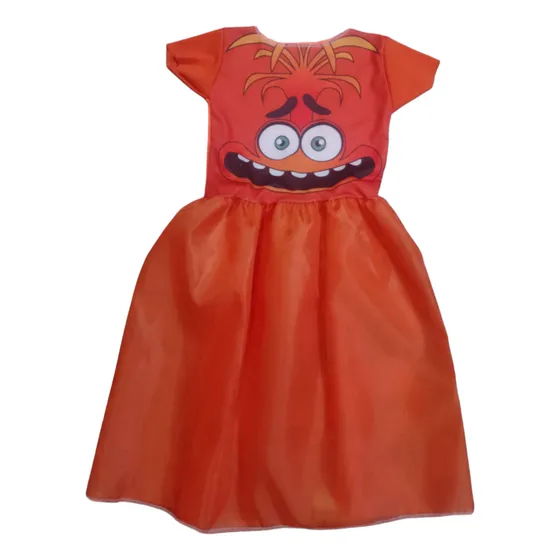 Disfraz Intensamente Vestido Alegría O Desagrado Talle 1 O 2