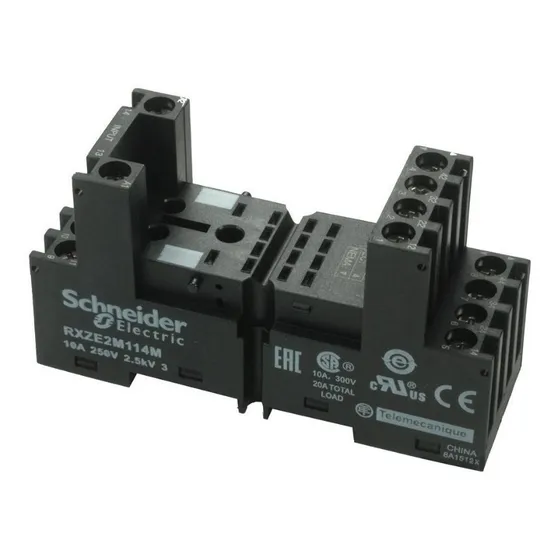 Zocalo Para Rele 2/4 Inversores Schneider Rxze2m114m