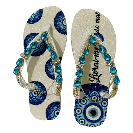 Chinelo Havaianas Decorado Top - Olho Grego