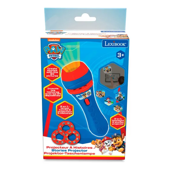 Linterna Proyector Con 3 Discos Lexibook Paw Patrol