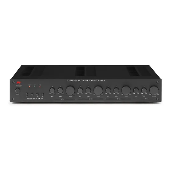 Amplificador Aat Pmr-1 Multiroom Com 4 Zonas E 8 Ch 