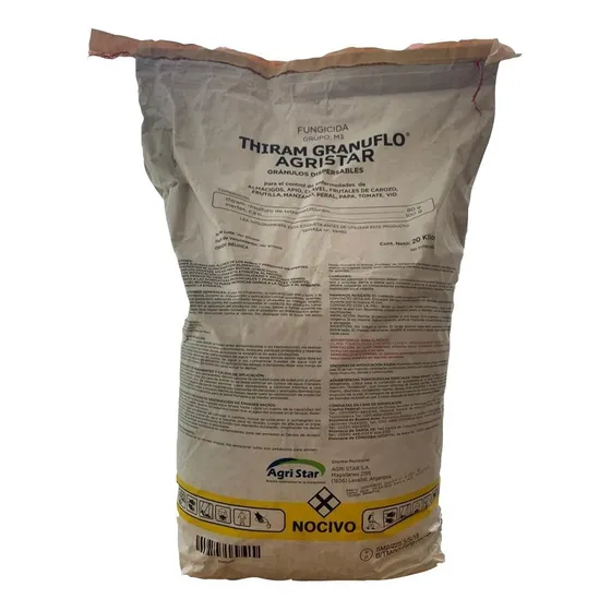 Thiram 80 % Agristar 20 Kg Botritis Frutilla Fungicida 