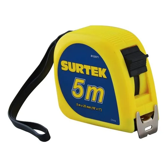 Flexometro Invencible Surtek B122071 Correa Clip 5m 25mm