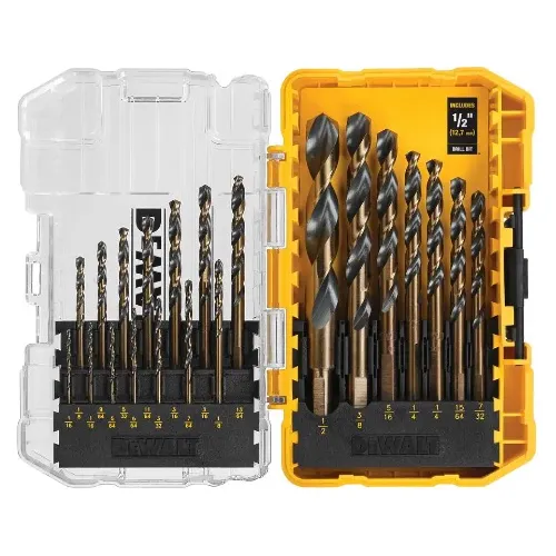 Mechas Dewalt De Oxido Negro / Doradas (21 Piezas)