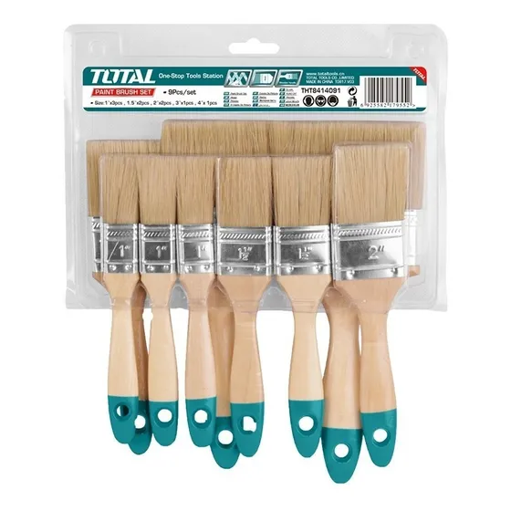 Set Juego Brochas 9 Piezas Total