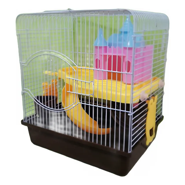 Jaula Para Hamster, 2 Pisos C/castillo, Envíos Gratis