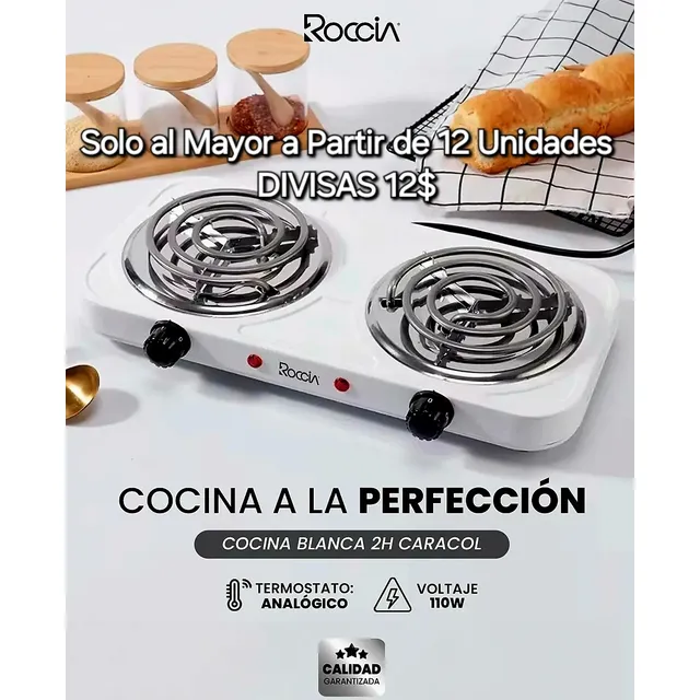 Cocina Eléctrica 2 Hornillas - Ventas Al Mayor 12 Unidades )