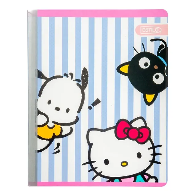 Cuaderno Cosido 100hjs 2 Líneas Hello Kitty And Friend