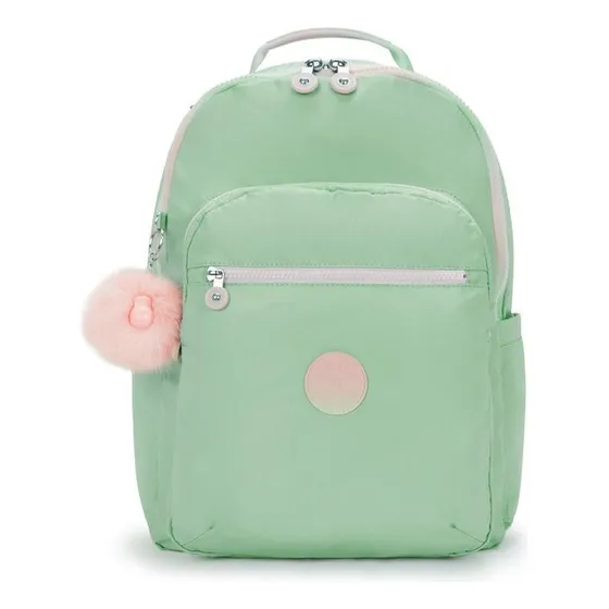 Mochila Kipling Seoul Soft Green Met