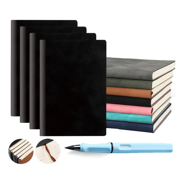 4pcs Cuaderno A5 De Boceto Y Dibujo , 200 Páginas, Libretas