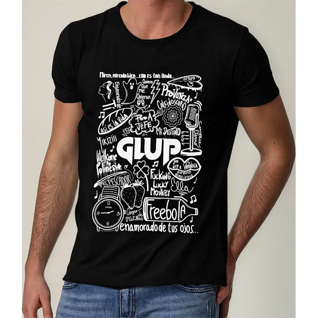 Polera Glup - Temazos White