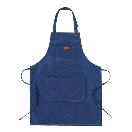 Pechera Delantal Barbería O Peluquería Jeans