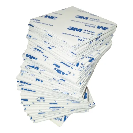 25 Unids Dupla Face 3m 9448a 2mm Fortíssima Adesão 5x5cm