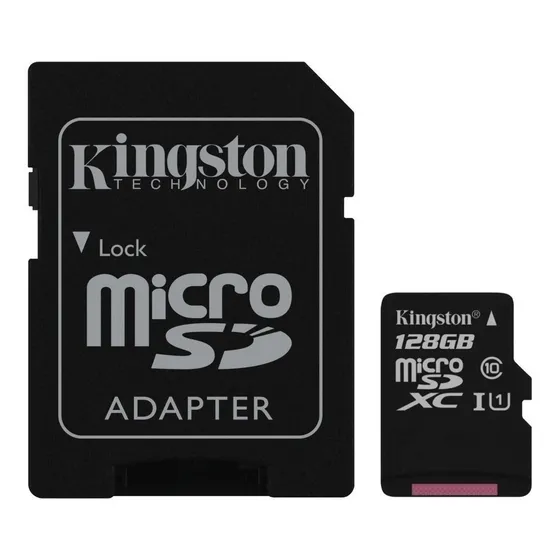 Tarjeta De Memoria Kingston Canvas Sdcs2/128gb Clase 10 128g
