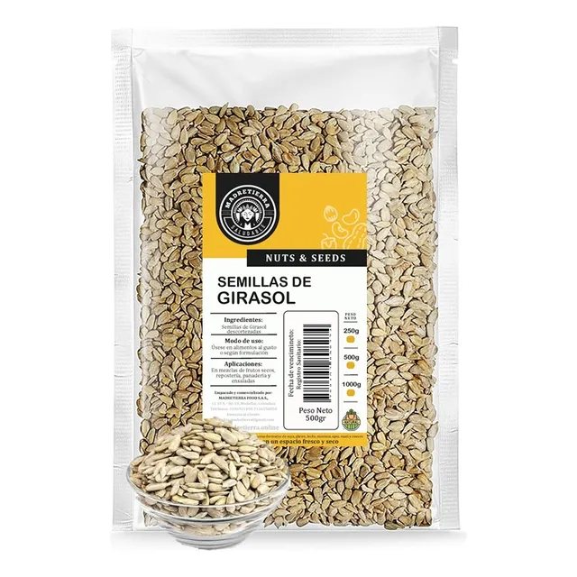 Semilla De Girasol X500g (1 Libra) - g a $25