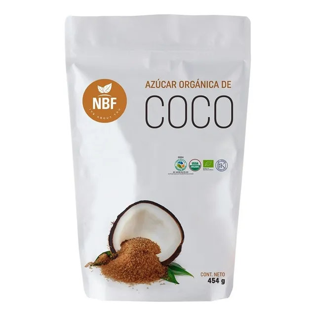 Azúcar De Coco Orgánica NBF 454gr Endulzante Natural