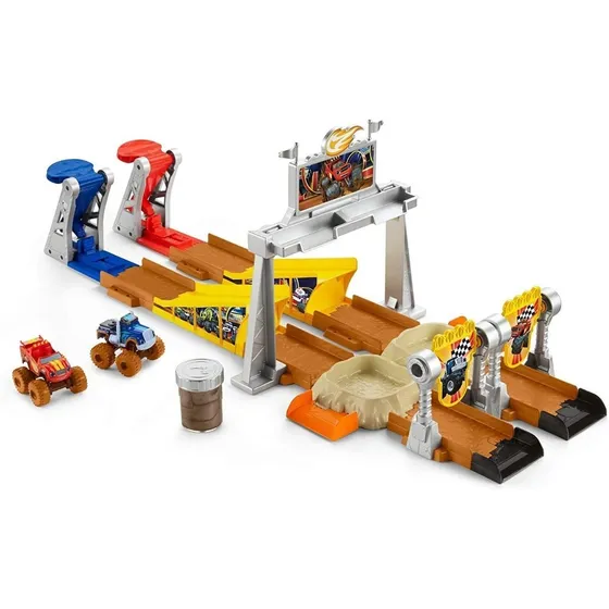 Blaze And The Monster Machine. Pista De Carrera Fisher Price