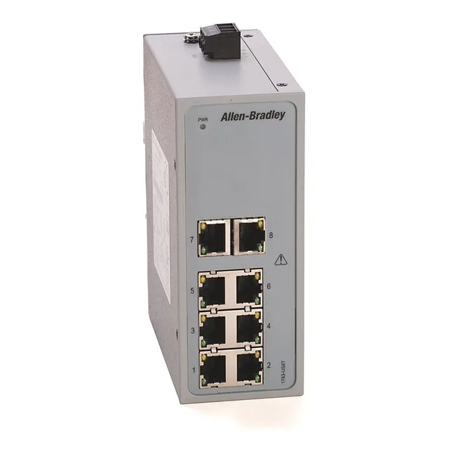 Conmutador Ethernet Stratix 5700 Allen Bradley 1783us8t