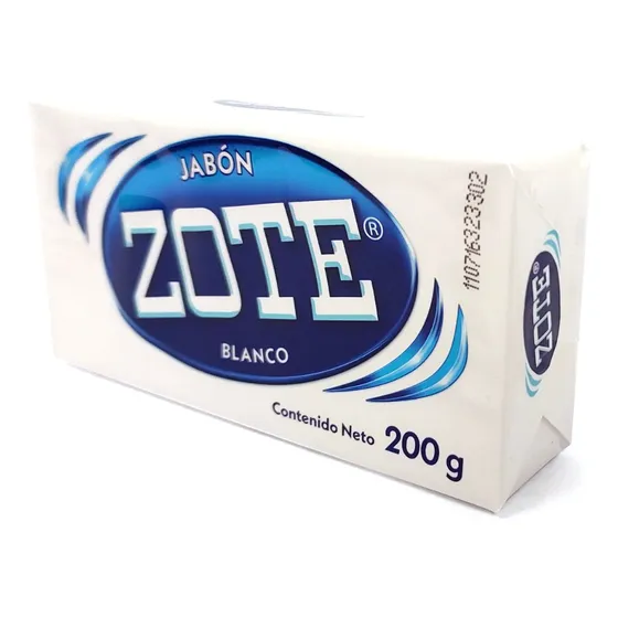 Jabón De Lavandería Zote Blanco 200g