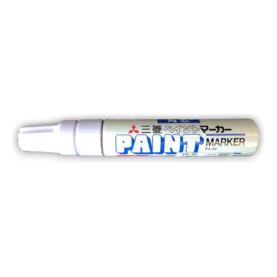 Rotulador permanente Uni Paint Marker Px-30, color blanco