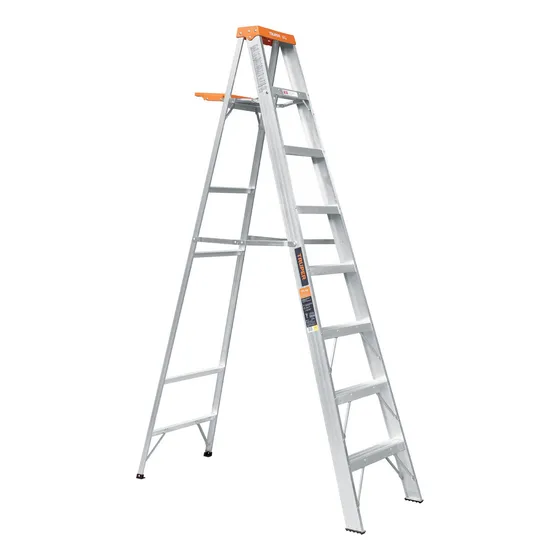 3 Pzas Escalera De Tijera Tipo Ii 7 Peldaños Y Bandeja, Trup