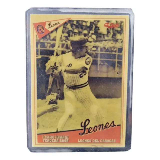 Barajita De Béisbol, Leonardo Hernández, Leones Del Caracas
