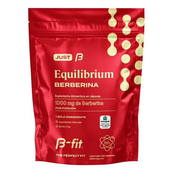B-fit Berberina Equilibrium Extracto 1000mg 120 Cápsulas Sabor Sin Sabor