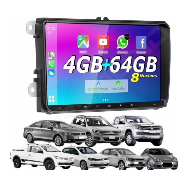 Multimedia Específica 4gb Ram Volkswagen Vento Gol Amarok