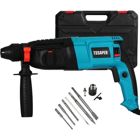 Martelete Perfurador Rompedor 4j Sds Plus 960w Profissional Maleta E Acessórios - Tssaper Tma4j 220v