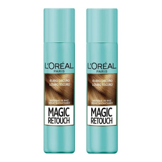 Tinte Retocador Temporal Raíces Canas Rubio Oscuro 2 Pack Tinte Retocador Temporal Raíces Canas Rubio Oscuro 2 Pack