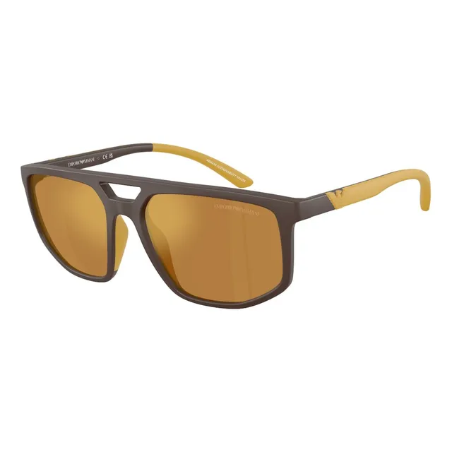 Lentes De Sol Emporio Armani Ea 4248u 62586h Auténticos Ea 4248u 62586h Marrón Mate Marrón Y Dorado Marrón Mate Marrón Y Amarillo