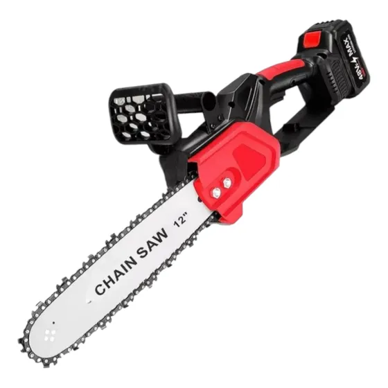 Motosierra Electrica Con 2 Baterías Y Cargador + Estuche