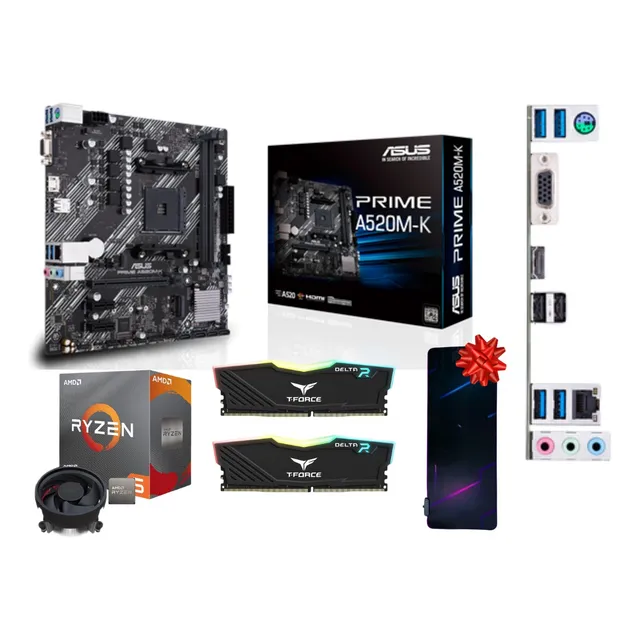 Kit Actualización Gamer Ryzen 5 + Mother Asus + 16 Gb Ddr4 