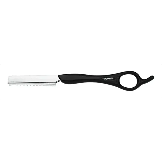 Navajin Profesional Filo Dentado Mango Negro Dompel