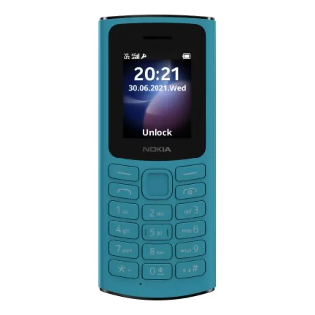 Nokia 105 4G Dual SIM 128 MB azul 48 MB RAM