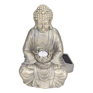 Estatua Zen Con Energía Solar De Home Buddha Garden Para Pat Estatua Zen Con Energía Solar De Home Buddha Garden Para Pat
