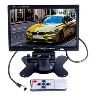 Tela Monitor Veicular Digital 7 Polegadas Lcd Portátil Cftv Tela Monitor Veicular Digital 7 Polegadas Lcd Portátil Cftv