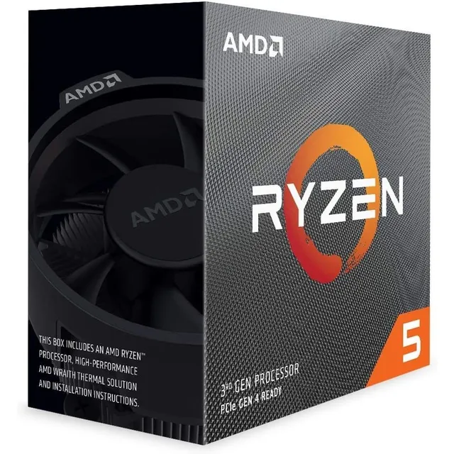 Amd Ryzen 5 3600 Processor, 6 Cores, 12 Threads, 4.2 Ghz