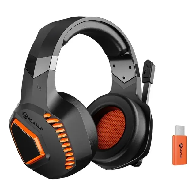 Auricular Inálambrico Gamer Meetion Bth014 Negro