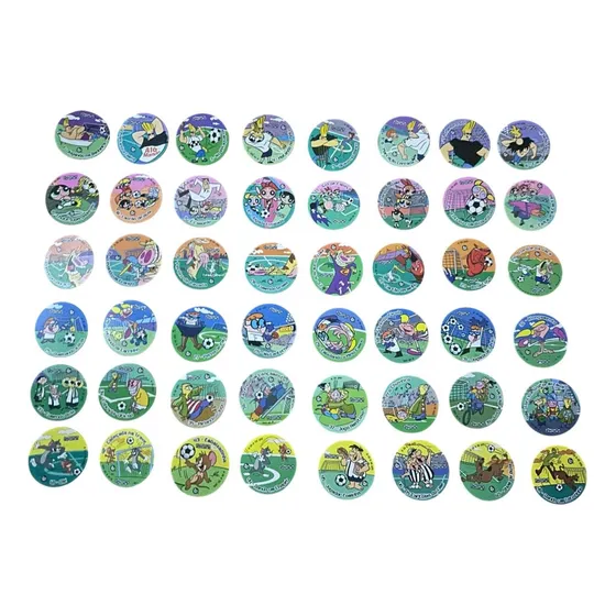 Coleção Completa Tazos Copa Toon 2001 Completa Raridade