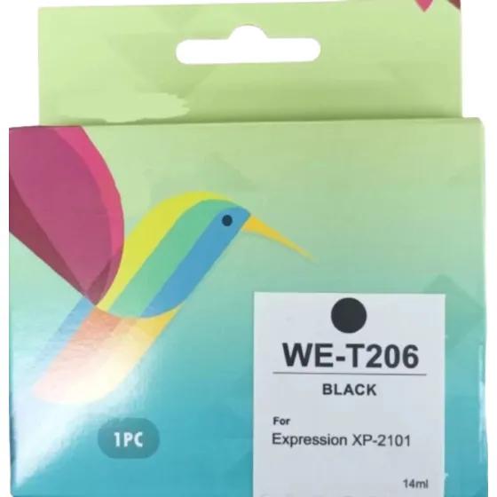 Cartucho Compatible Tinta Epson We-t206 Negro