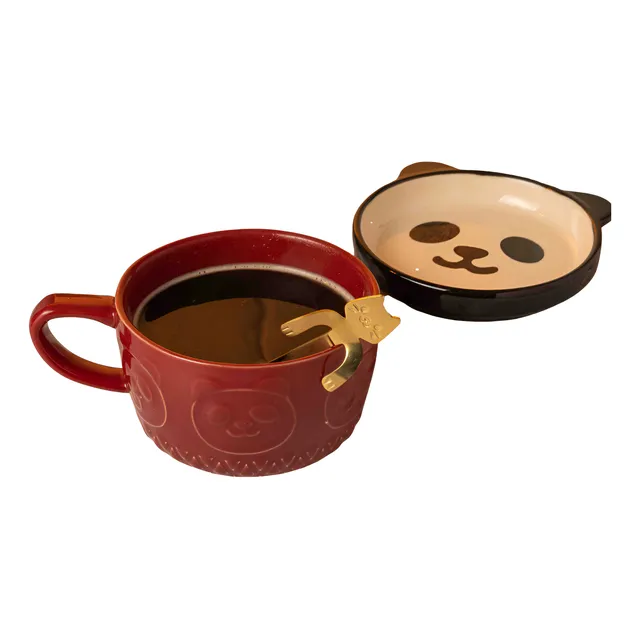 Taza De Gato Con Plato