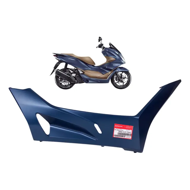 Tampa Lateral Piso Direito Pcx160 Dlx 2023 2024 Azul Orig